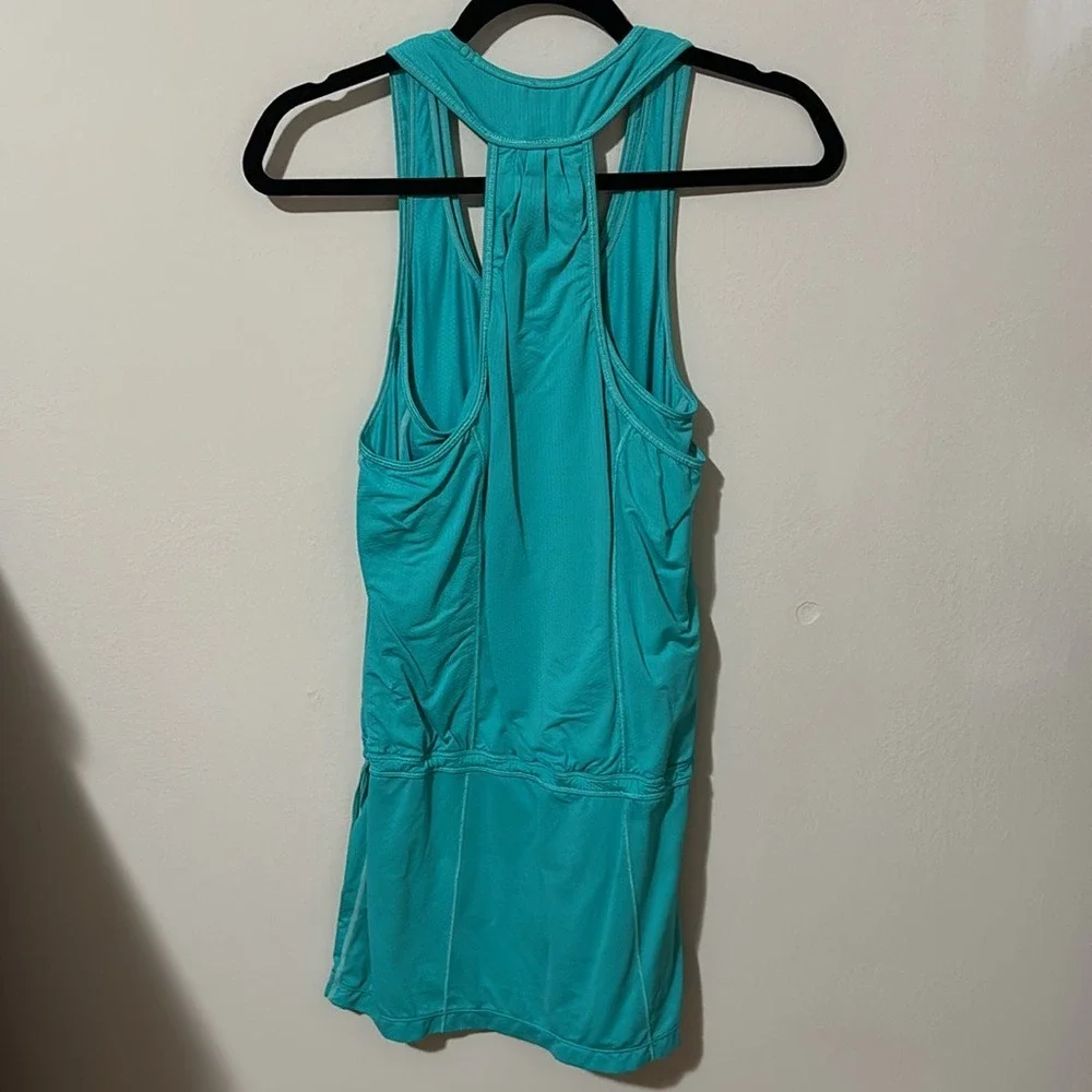 Vintage Lululemon Teal Mini Dress‎ Racerback Tank Sleeveless